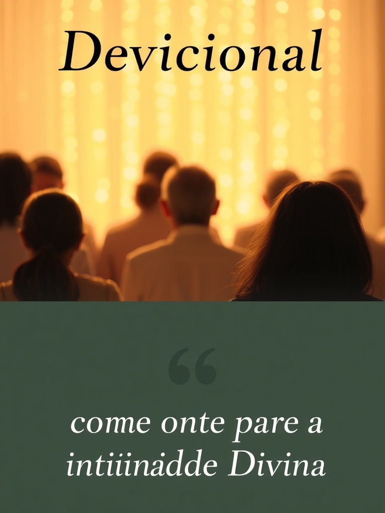 Devocional: O Jejum como Ponte para a Intimidade Divina