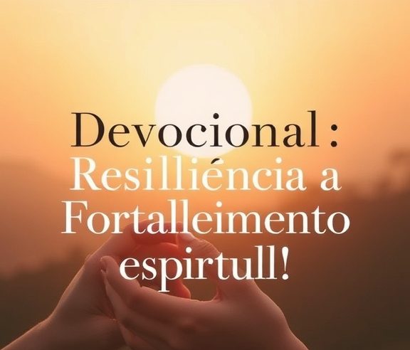 Devocional: Resiliência e Fortalecimento Espiritual