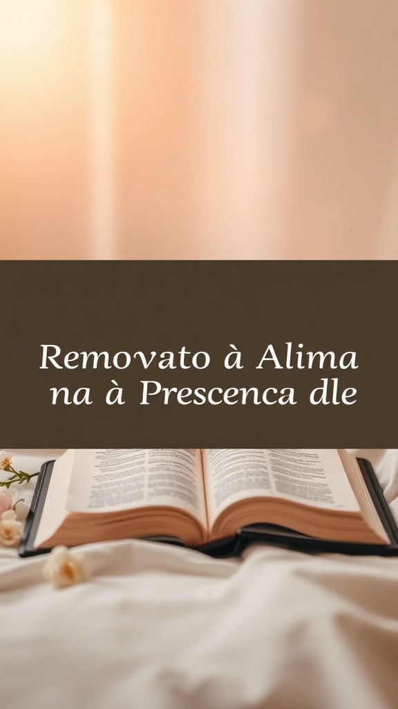 Devocional: Renovando a Alma na Presença de Deus