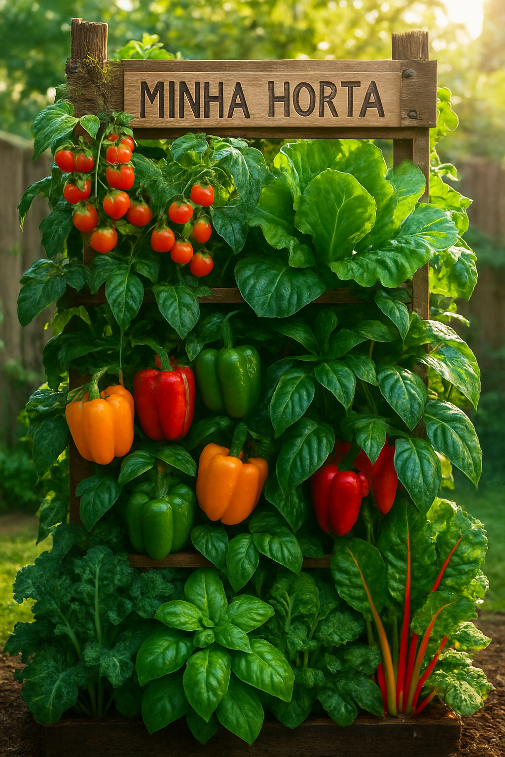 Horta no Jardim: Cultive Seus Alimentos Frescos e Saudáveis!