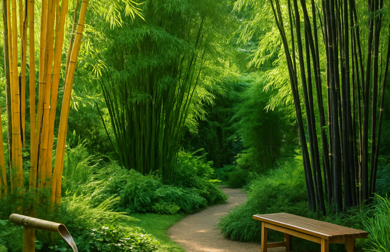 Jardim com Bambu: Crie Seu Oásis Verde e Tranquilo!
