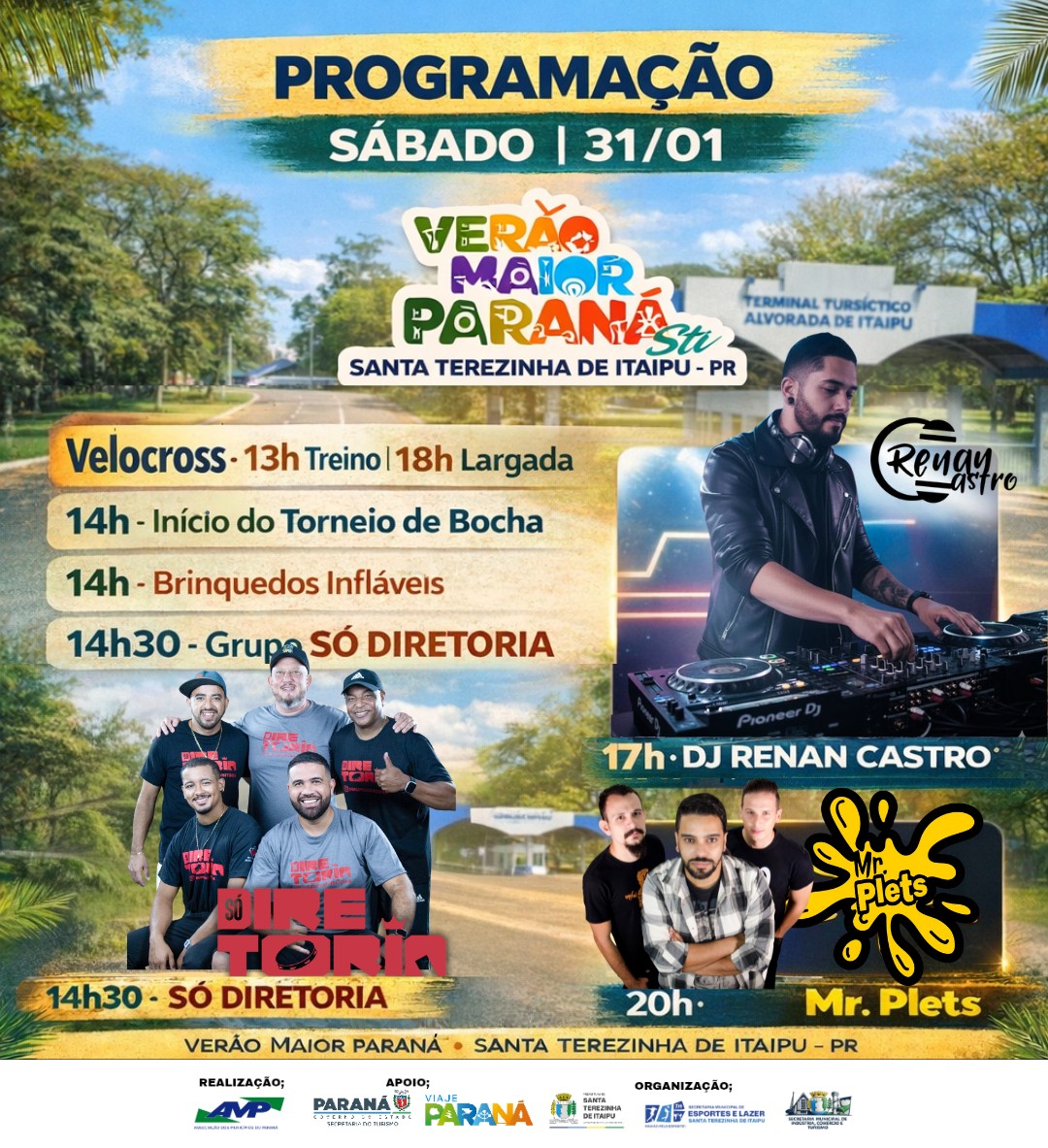 Verão Maior Paraná STI: Confira a Programação deste Sábado!