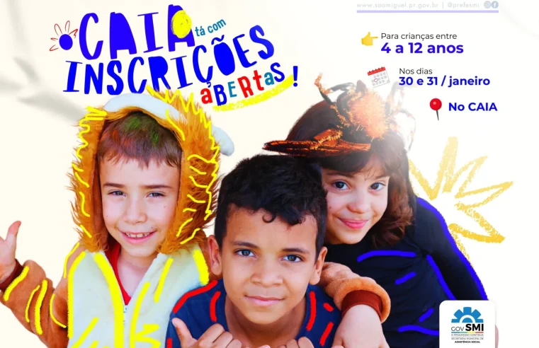 CAIA 2026: Inscrições abertas em São Miguel com vagas limitadas! 🚨