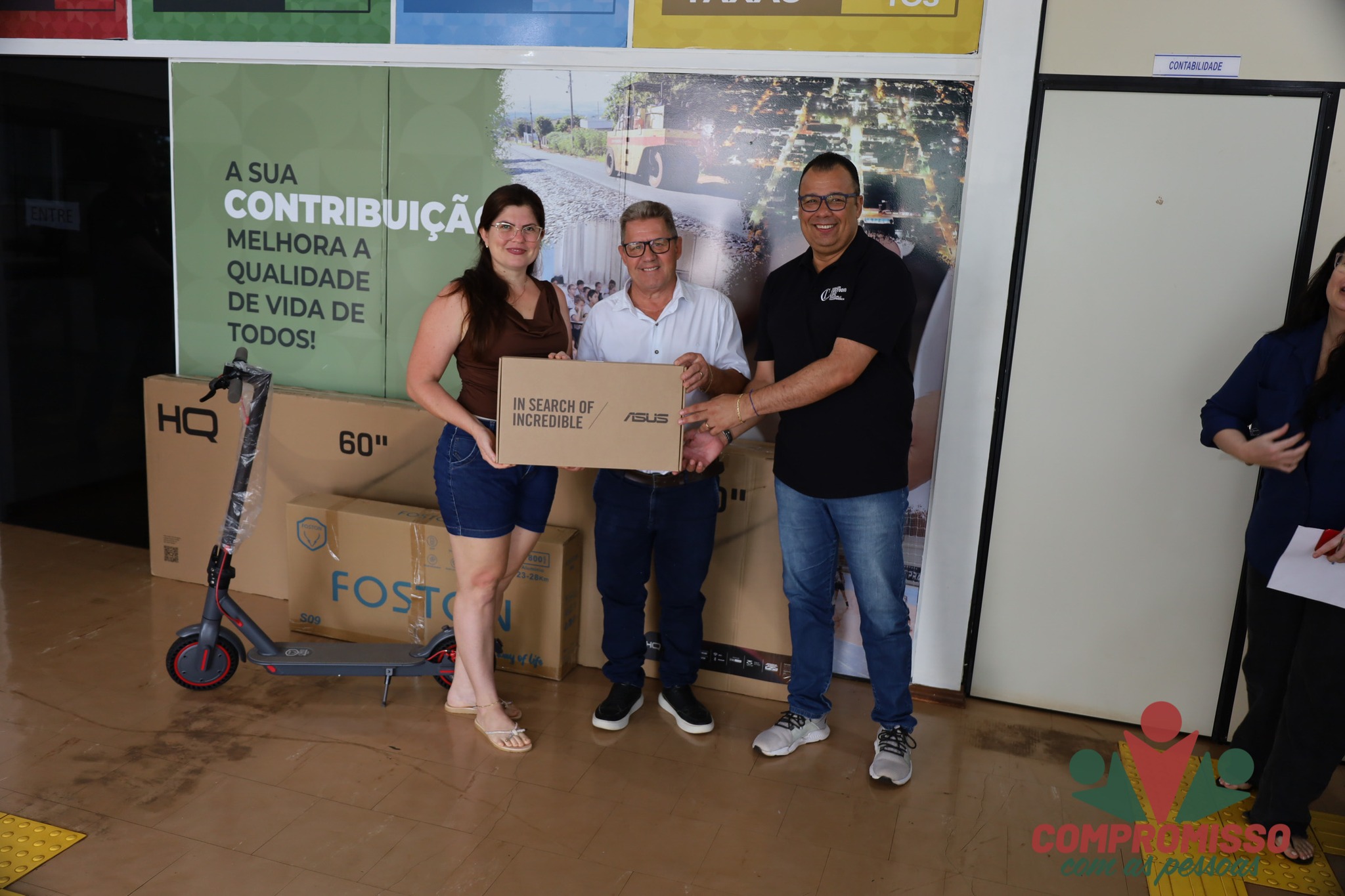Autoridades e sorteados do Nota Missalense