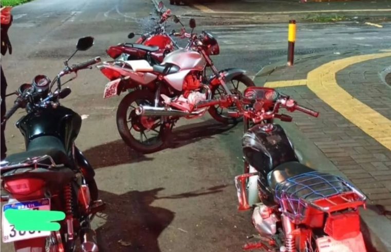 Fiscalização da Guarda Municipal em Foz do Iguaçu retira motos irregulares
