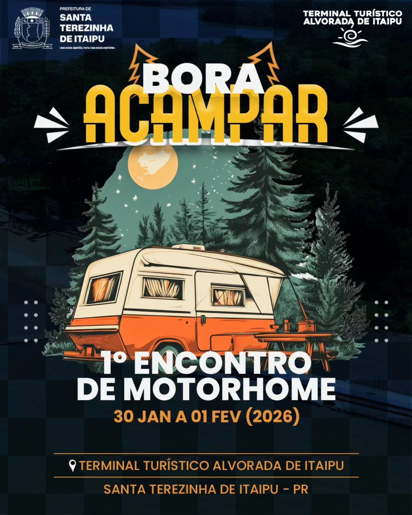 Encontro de Motorhome em Santa Terezinha de Itaipu: Inscrições Gratuitas Abertas!