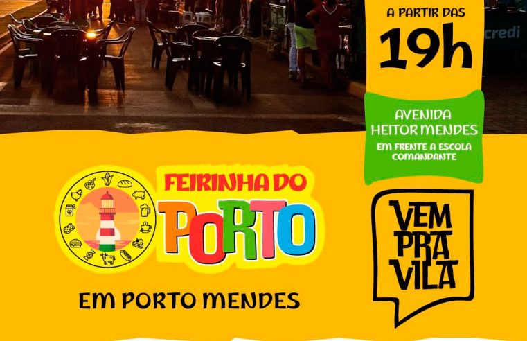 Feirinha do Porto movimenta Porto Mendes nesta sexta-feira