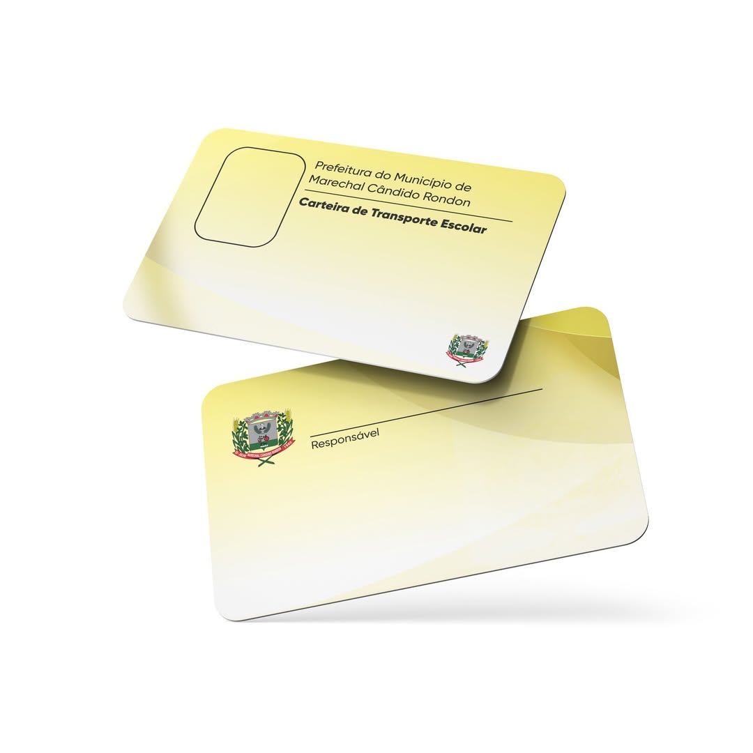 Carteirinhas de transporte escolar em Marechal Rondon