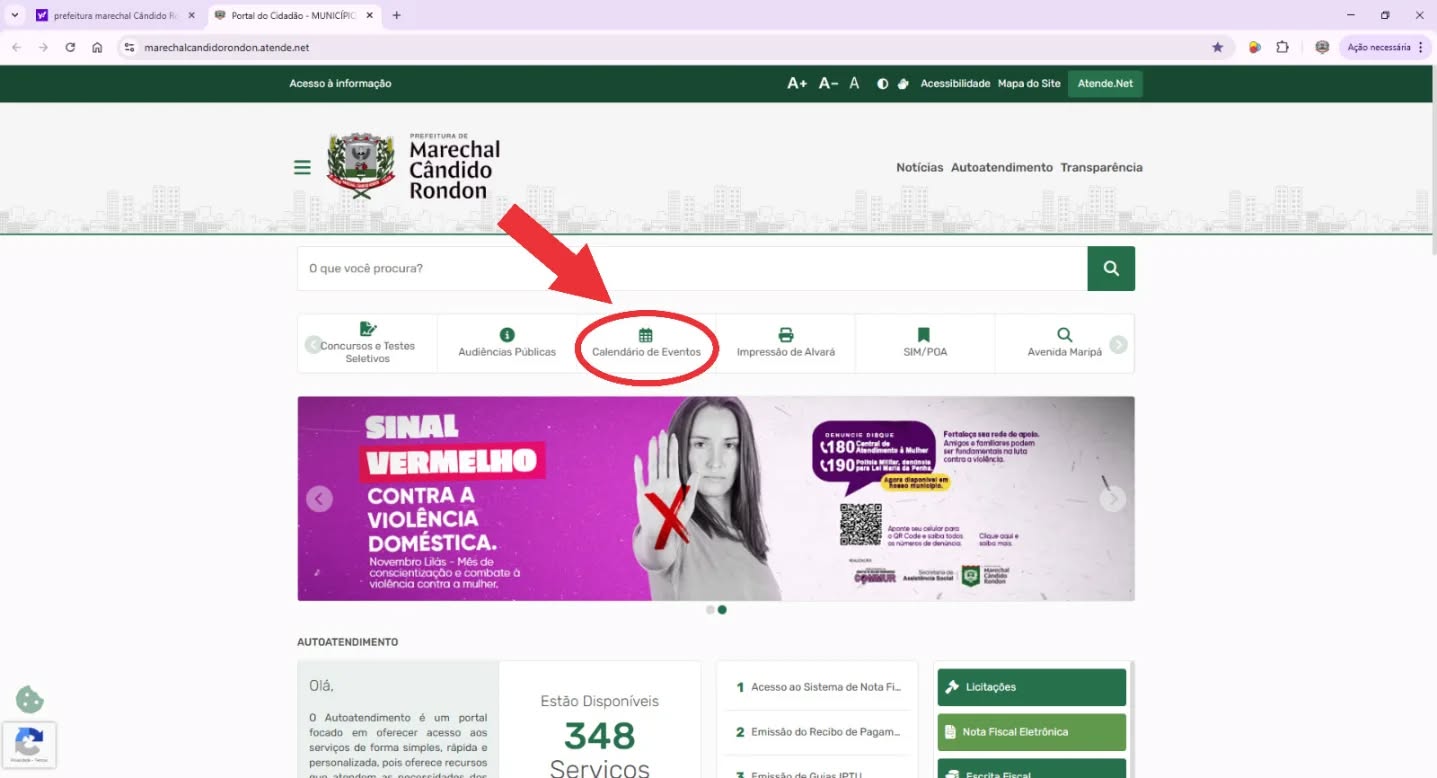 Calendário de eventos 2026 de Marechal Cândido Rondon
