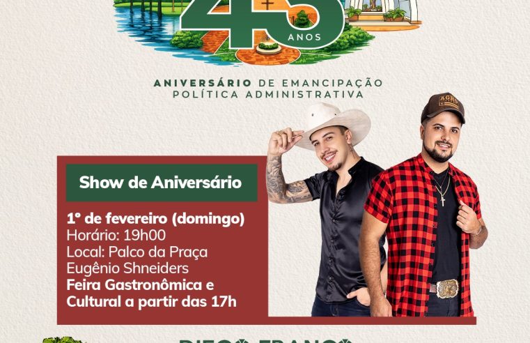 Missal prepara show para aniversário de emancipação