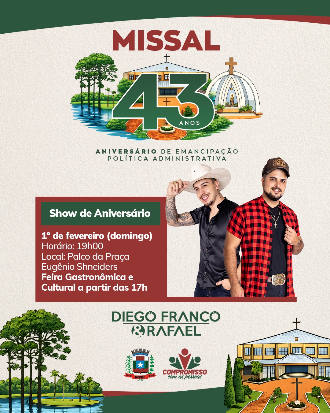 Missal prepara show para aniversário de emancipação