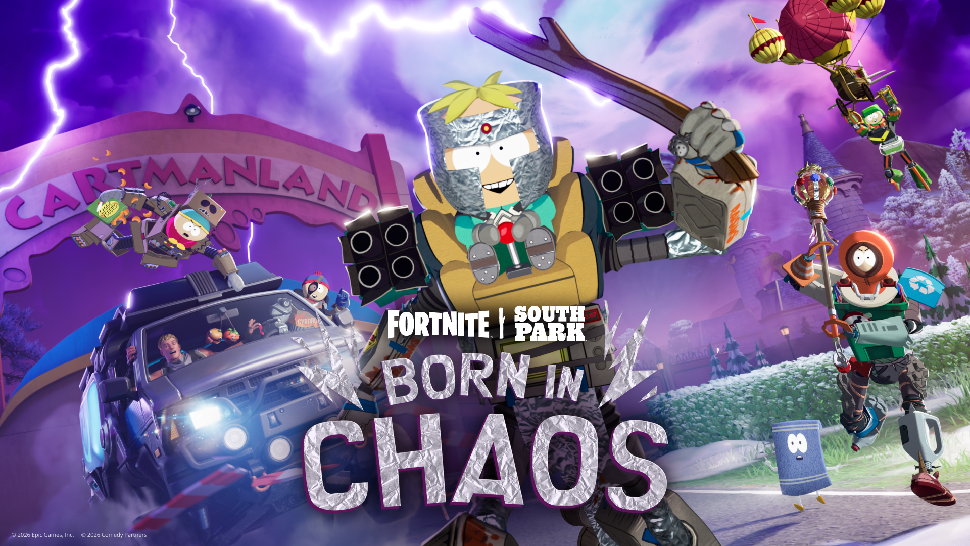 South Park no Fortnite: Skins, Itens e Caos Total!
