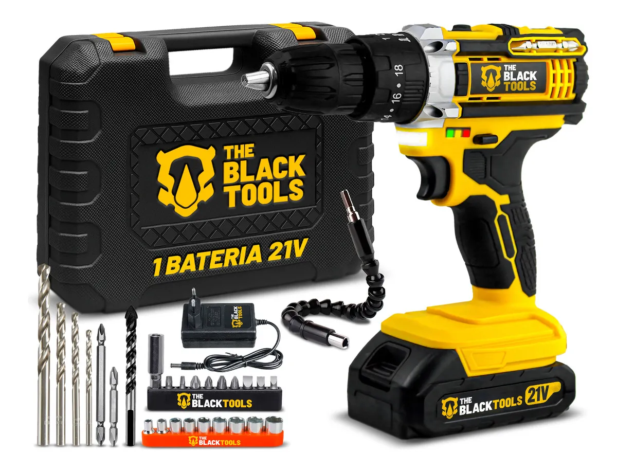 Parafusadeira de Impacto The Black Tools 21V é Boa? Análise TB-21PW