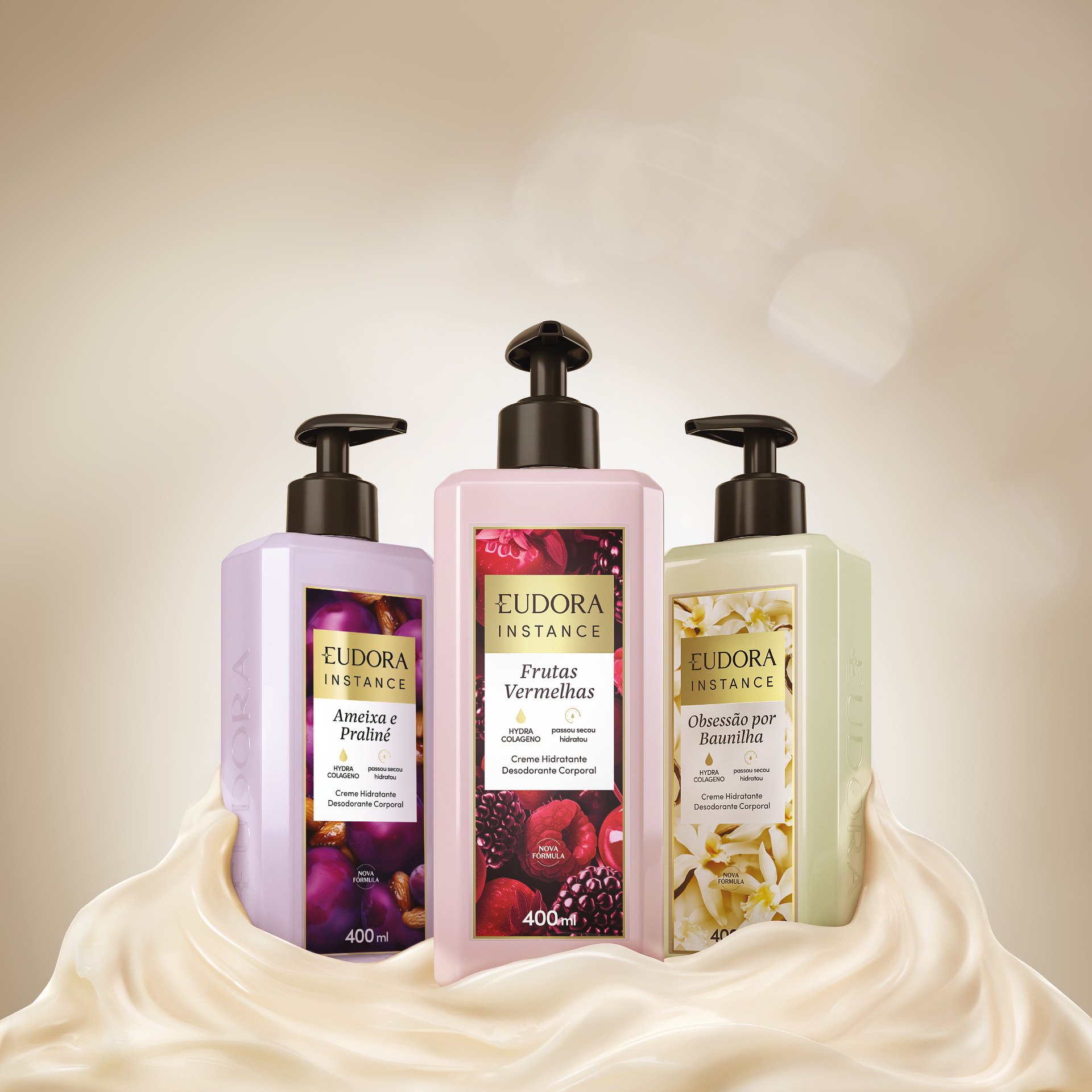 Nova Eudora Instance: Pele Firme e Glow Imediato