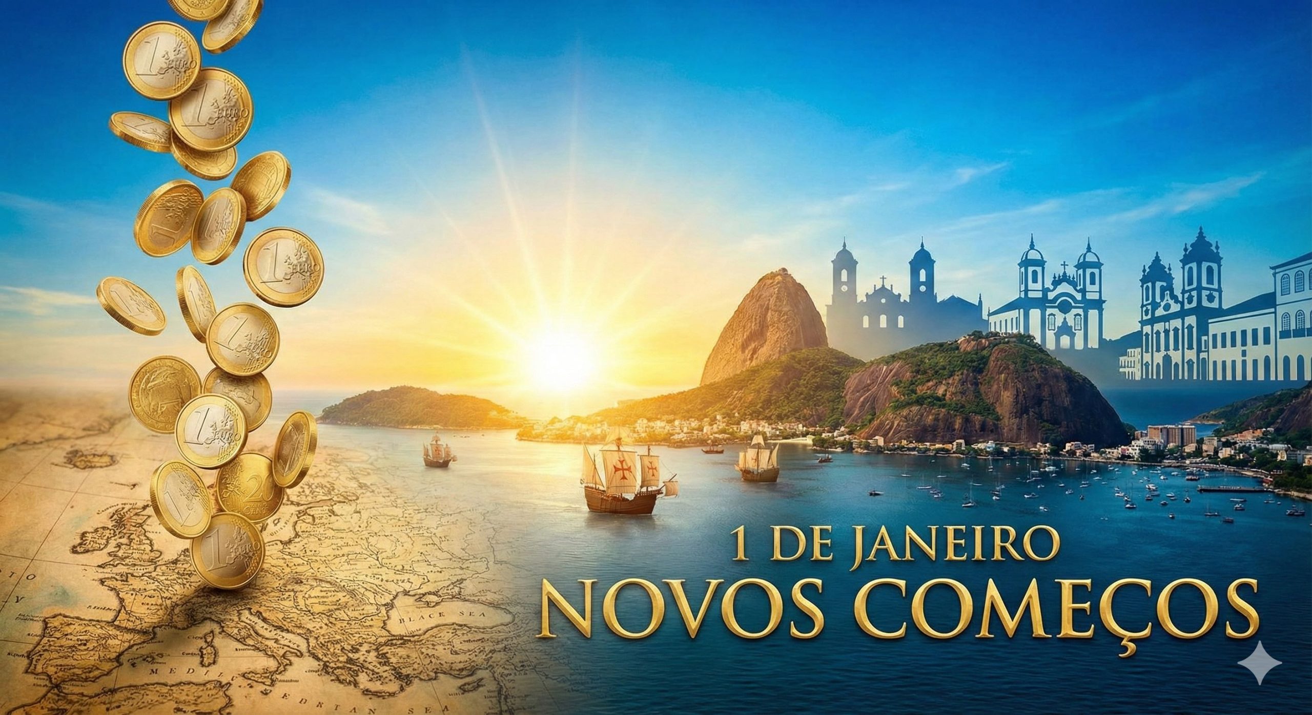 1 de janeiro na história: Do Euro ao Réveillon de Copacabana