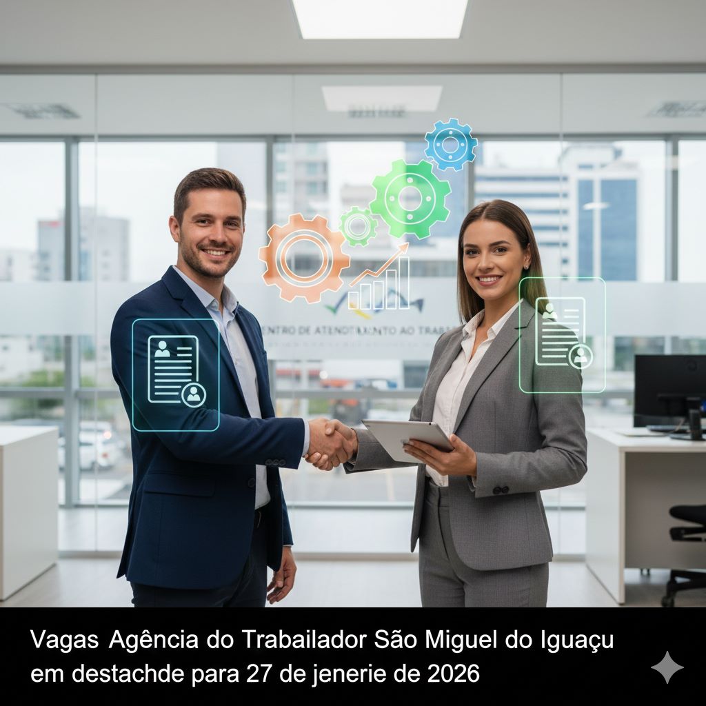 Vagas Agência do Trabalhador São Miguel do Iguaçu (27/01)