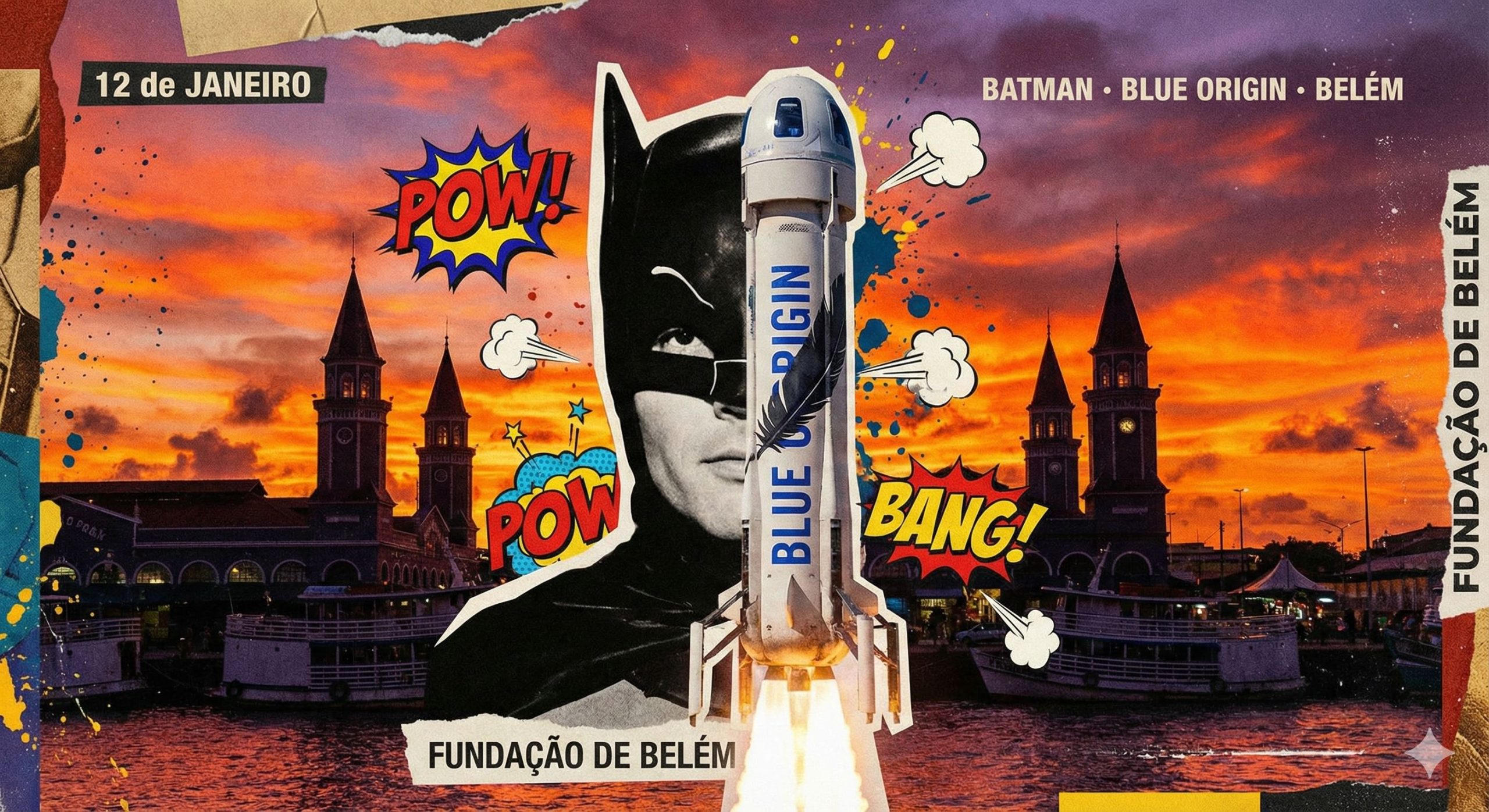 12 de janeiro: Batman na TV e o nascimento de Belém! 🦇