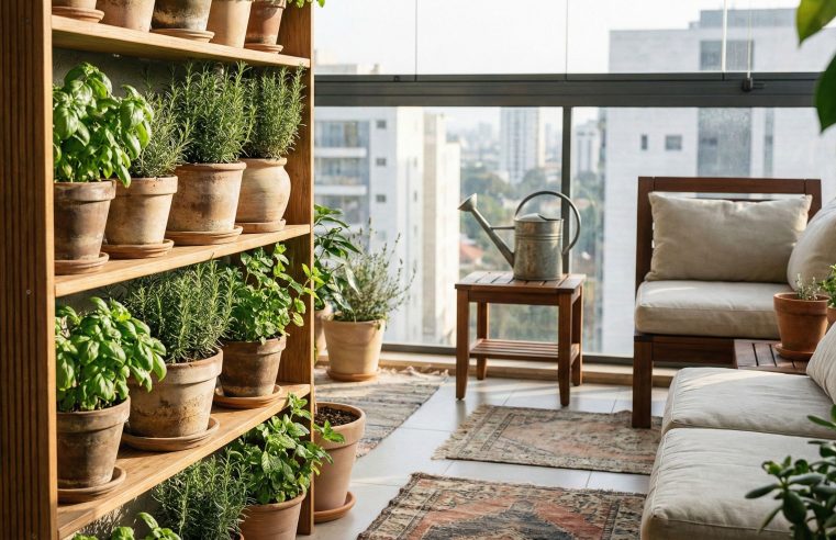 Horta de temperos na varanda: Guia prático e infalível