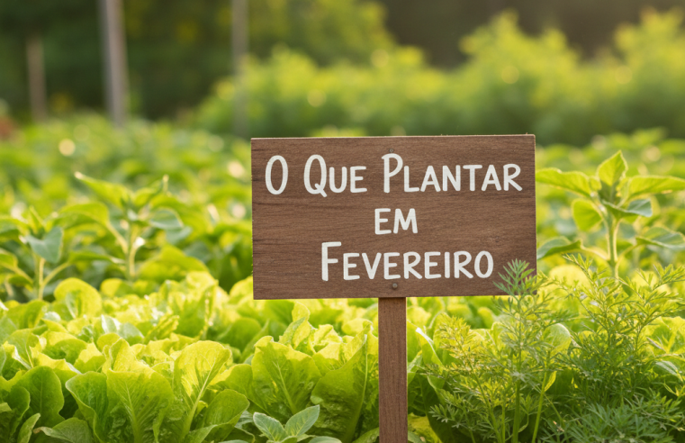 O que Plantar em Fevereiro (2026): Calendário de Horta para o Calor