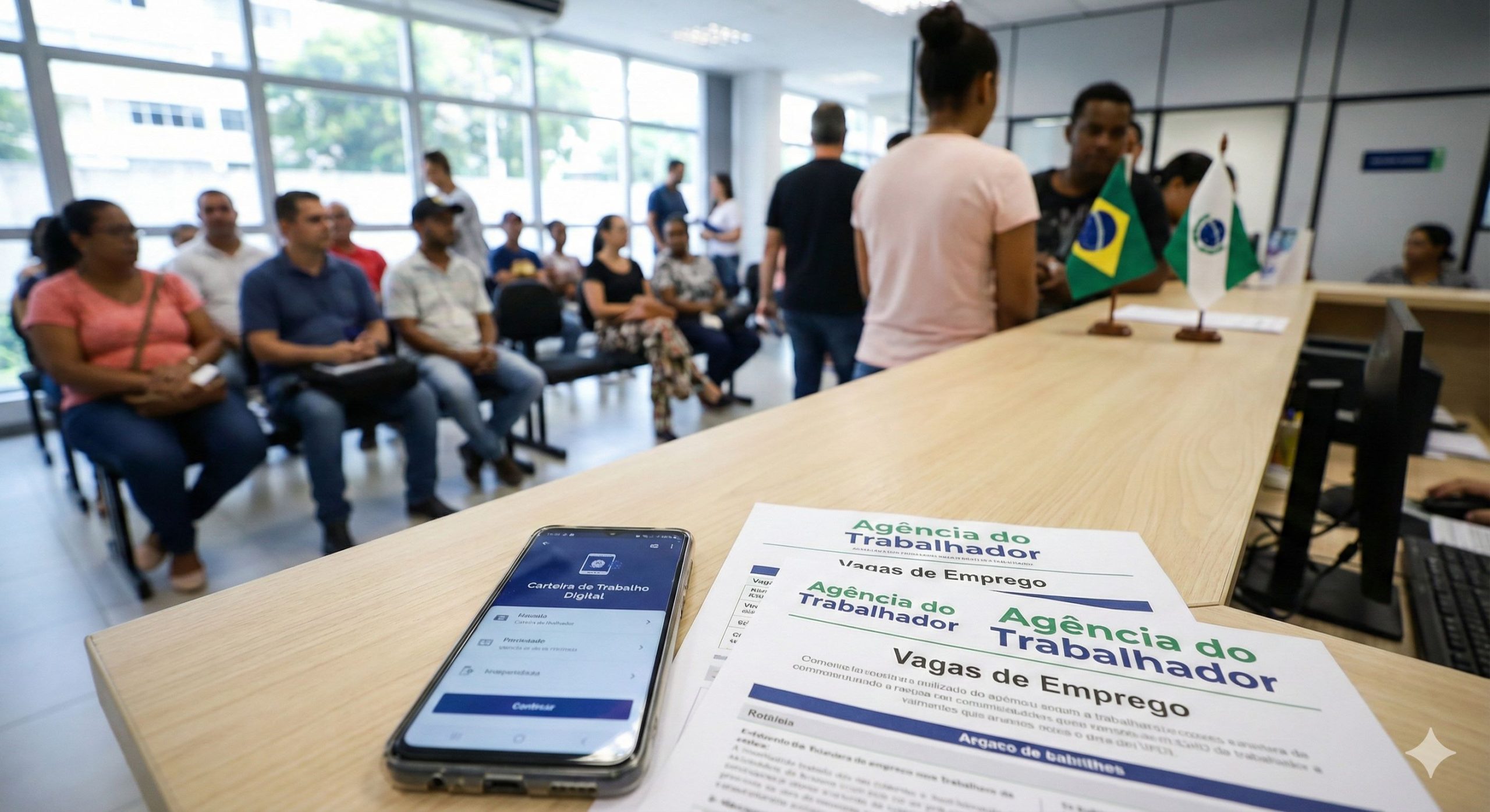 Agência do Trabalhador Foz: 414 Vagas Abertas Hoje (06/01)