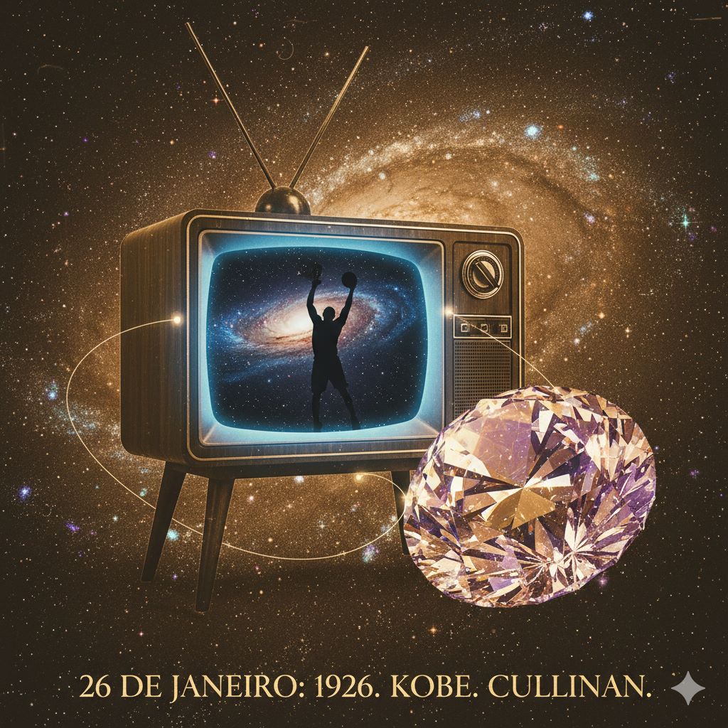 26 de janeiro: A TV nasce e o adeus a Kobe Bryant! 📺🏀