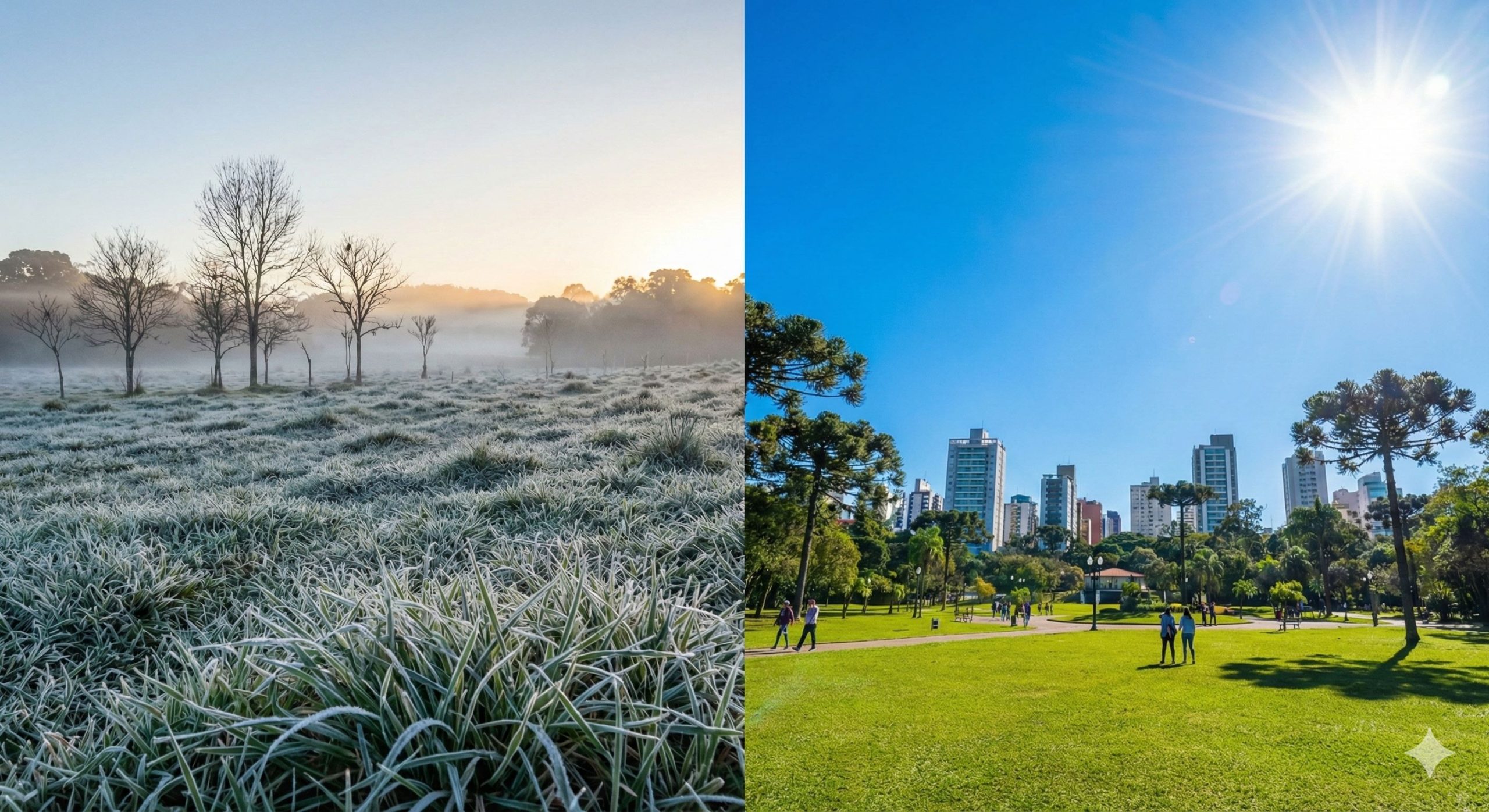 Previsão do Tempo Sul: Geada e Sol neste Sábado (24)