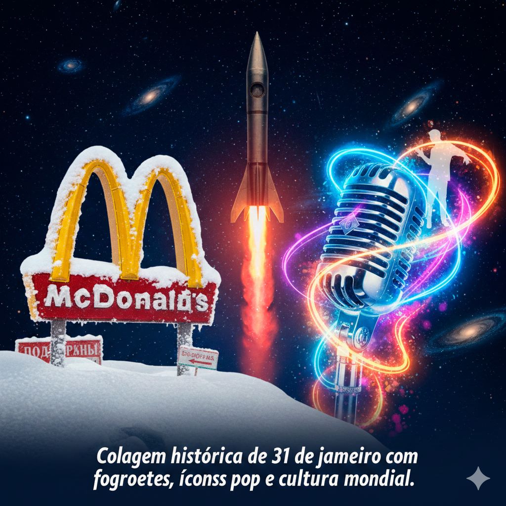 31 de janeiro: De satélites espaciais ao gênio Justin Timberlake! 🚀🎸