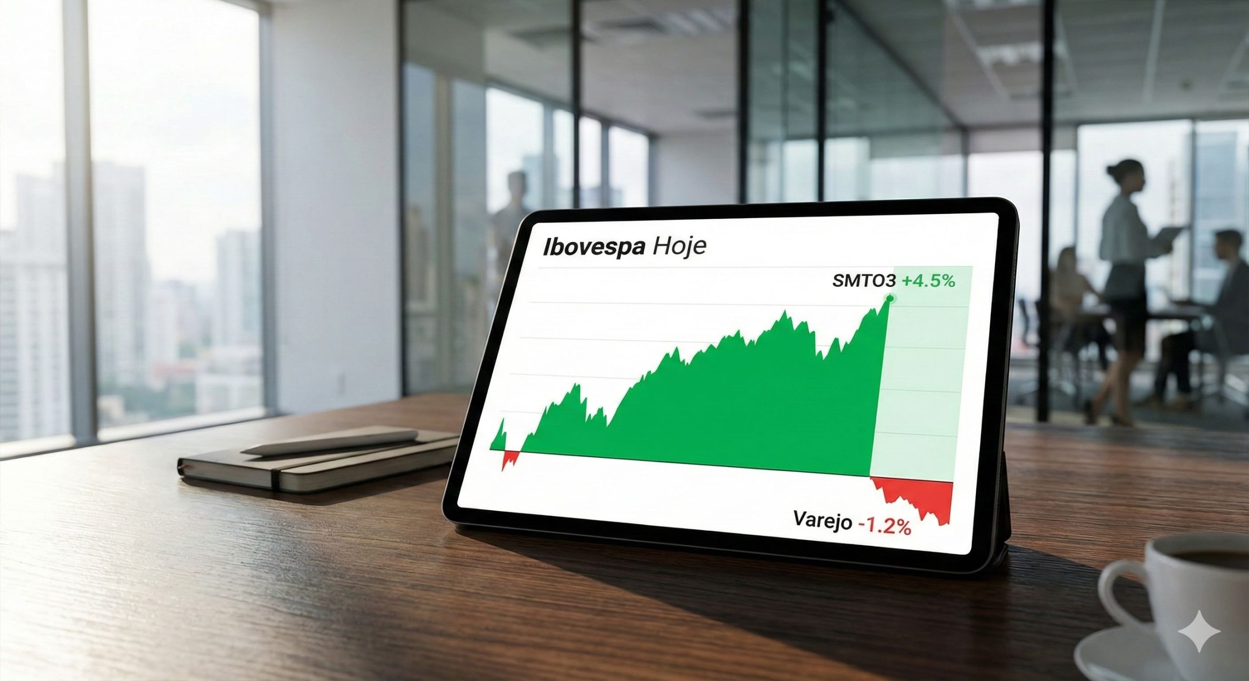 Ibovespa Hoje: São Martinho Dispara e Assaí Recua às 12h