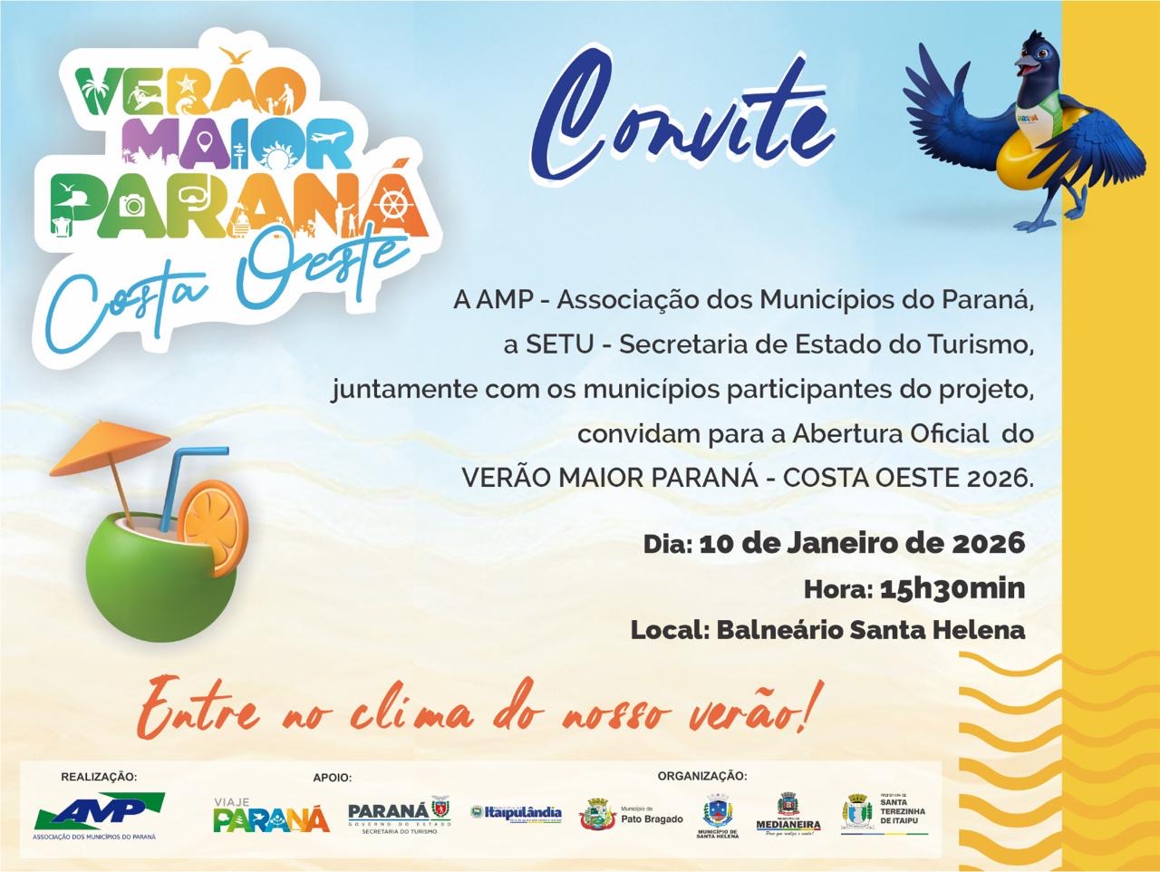 Verão Maior Paraná – Costa Oeste começa em Santa Helena