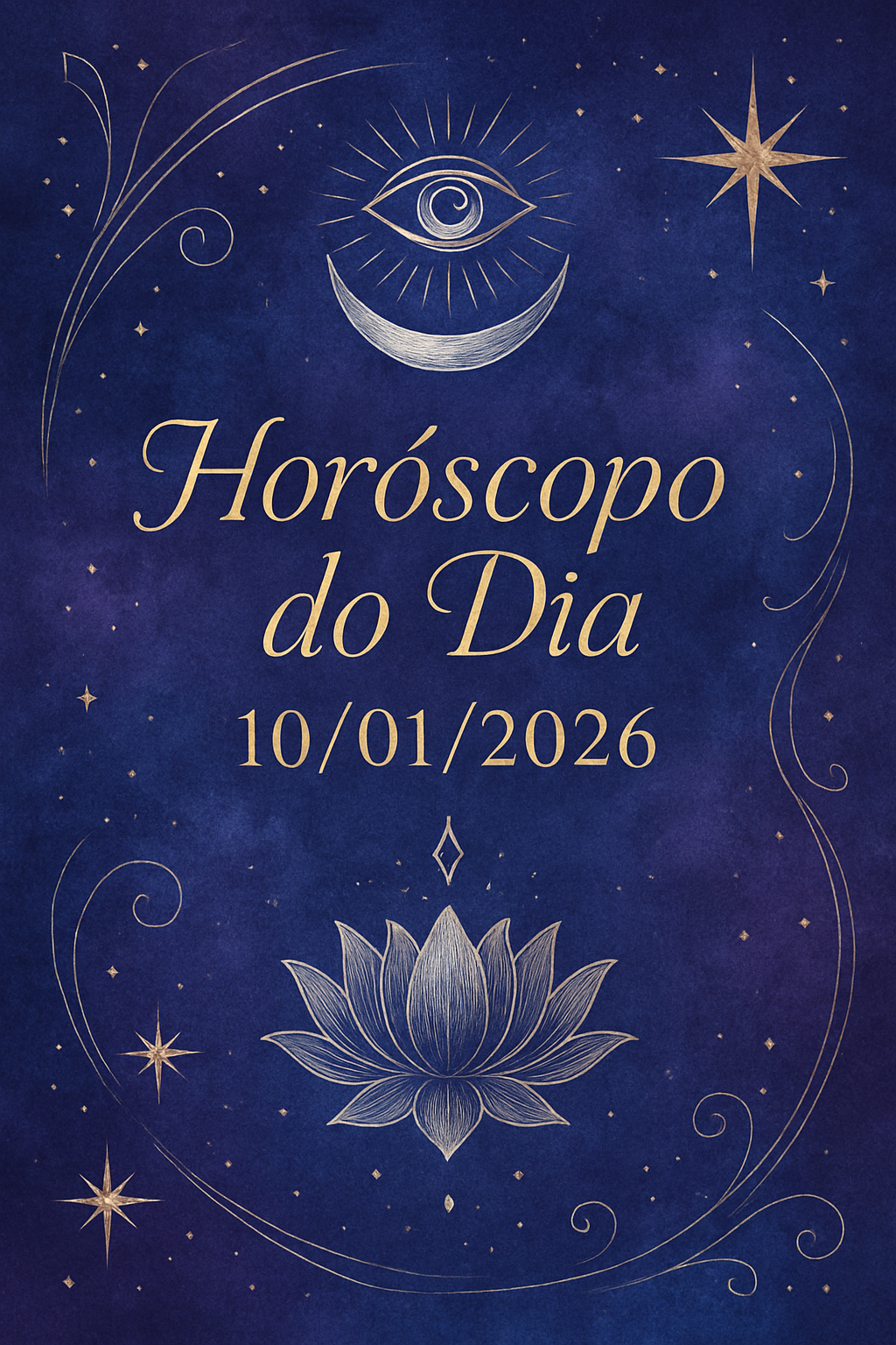 Horóscopo Zen: Paz Interior e Guia Cósmico para 10 de Janeiro
