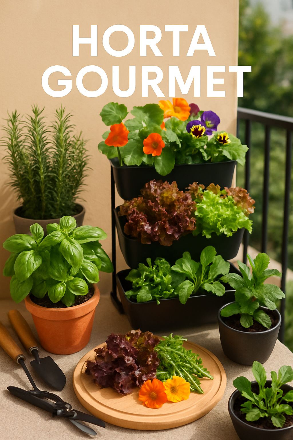 Horta Gourmet: Cultive Sabor e Estilo em Casa!