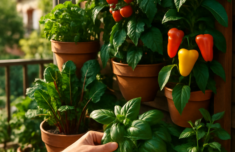 Minha Horta Produtiva: Colha Alimentos Frescos! 🥕🍅