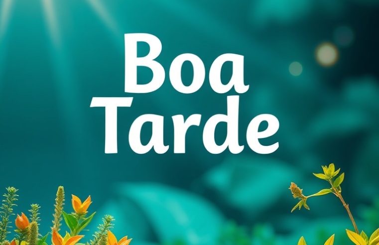 Boa Tarde: Desbloqueie Sua Máxima Energia e Produtividade para o Sucesso!