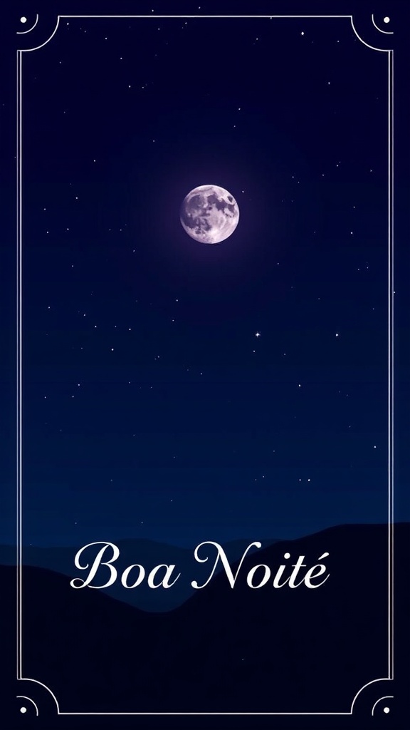 Boa Noite: Cultivando Reflexão, Gratidão e o Poder Restaurador do Descanso