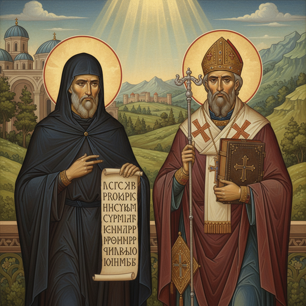 Santo do Dia 14/02: Santos Cirilo, monge, e Metódio, bispo