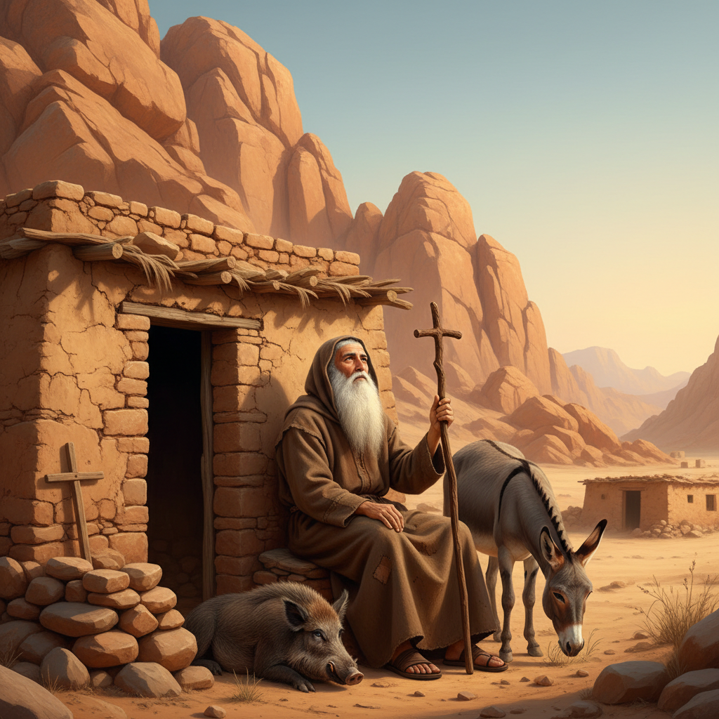 Santo do Dia 17/01: Santo Antão, abade – memória