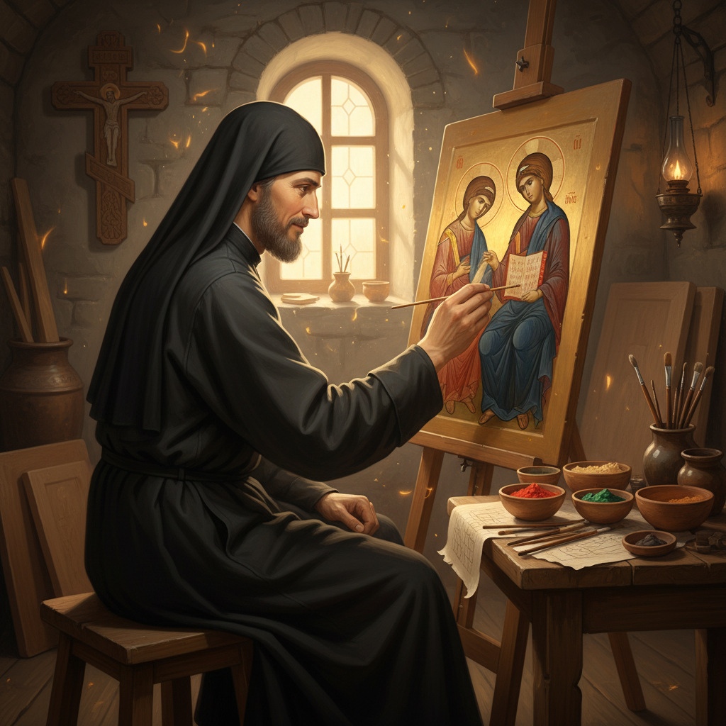 Santo do Dia 29/01: Santo Andrei Rublev, monge