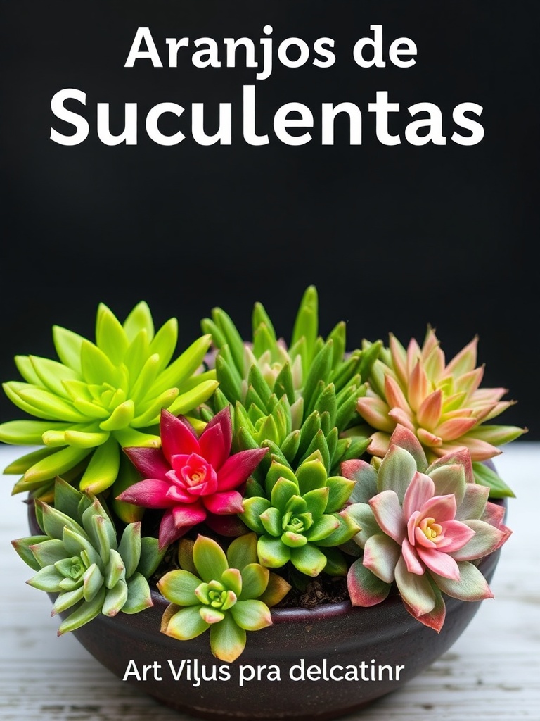 Arranjos de Suculentas: Arte Viva para Decorar