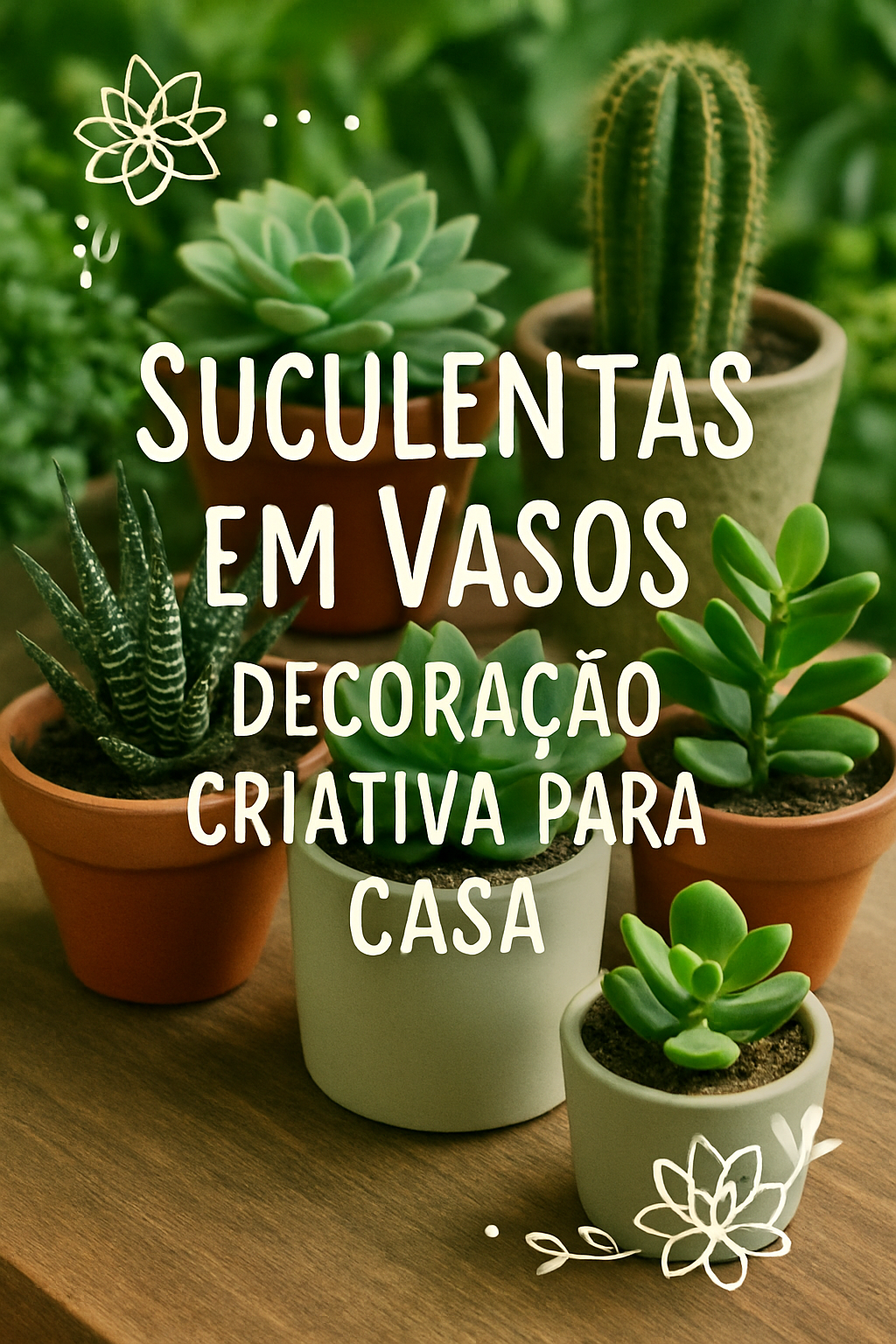 Suculentas em Vasos: Decoração Criativa para Casa
