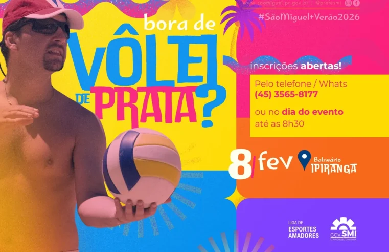 Torneio de Vôlei de Praia: Inscrições Abertas em São Miguel 🏐