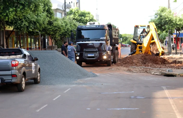 Requalificação Rua Farroupilha: Obras em São Miguel do Iguaçu