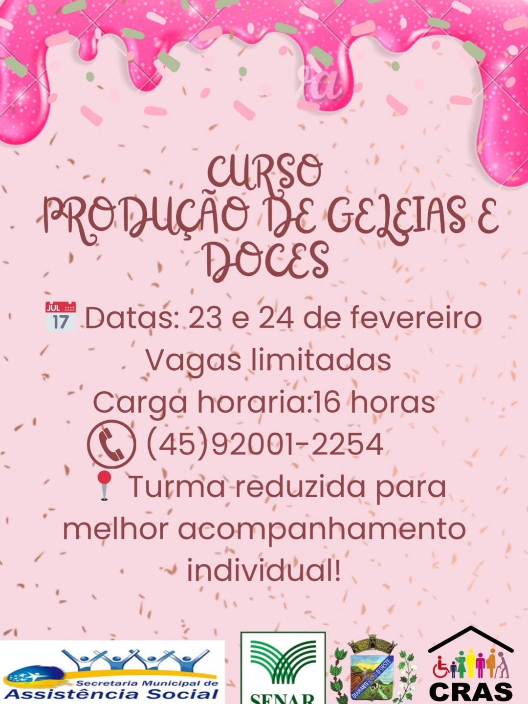 Curso de Geleias e Doces em Diamante D’Oeste: Inscrições Abertas