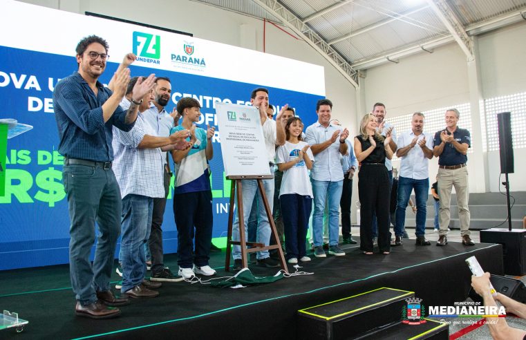 CEEP Medianeira Inaugurado: Ratinho Junior Celebra Educação Técnica