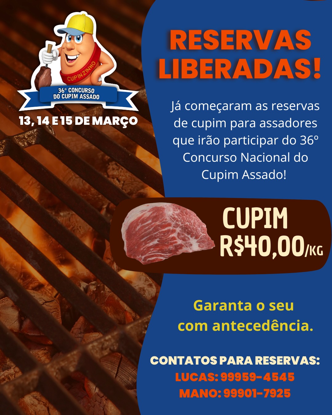 Festa Nacional do Cupim Assado 2026: Programação e Ingressos