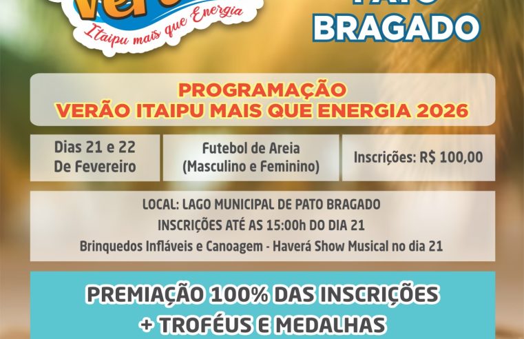 Verão Itaipu Mais que Energia: Veja a Programação de Abertura