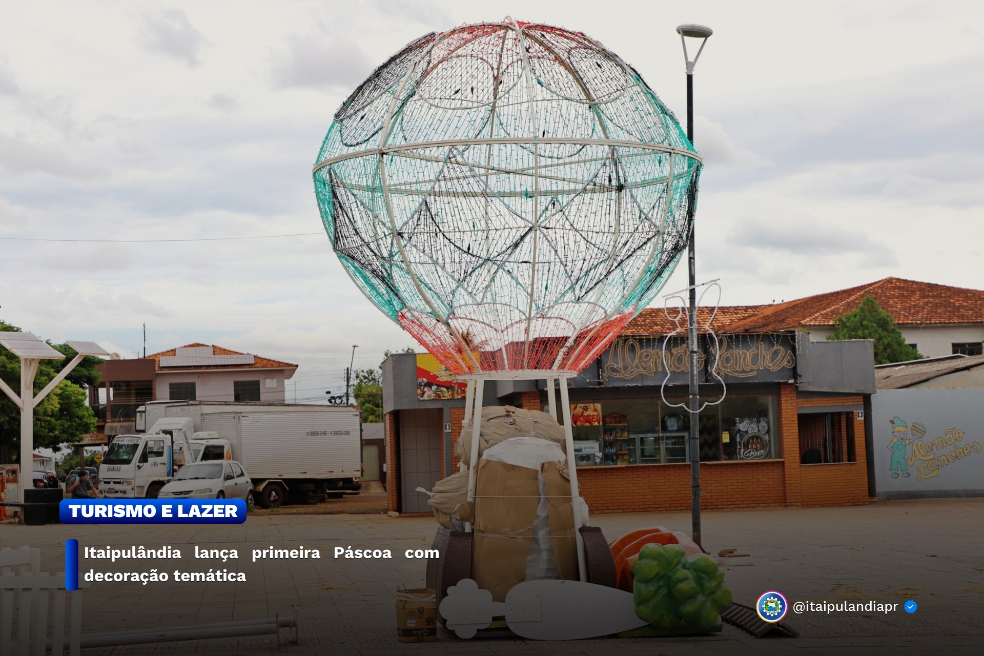 Páscoa em Itaipulândia 2026: Cidade Terá Decoração Temática Inédita
