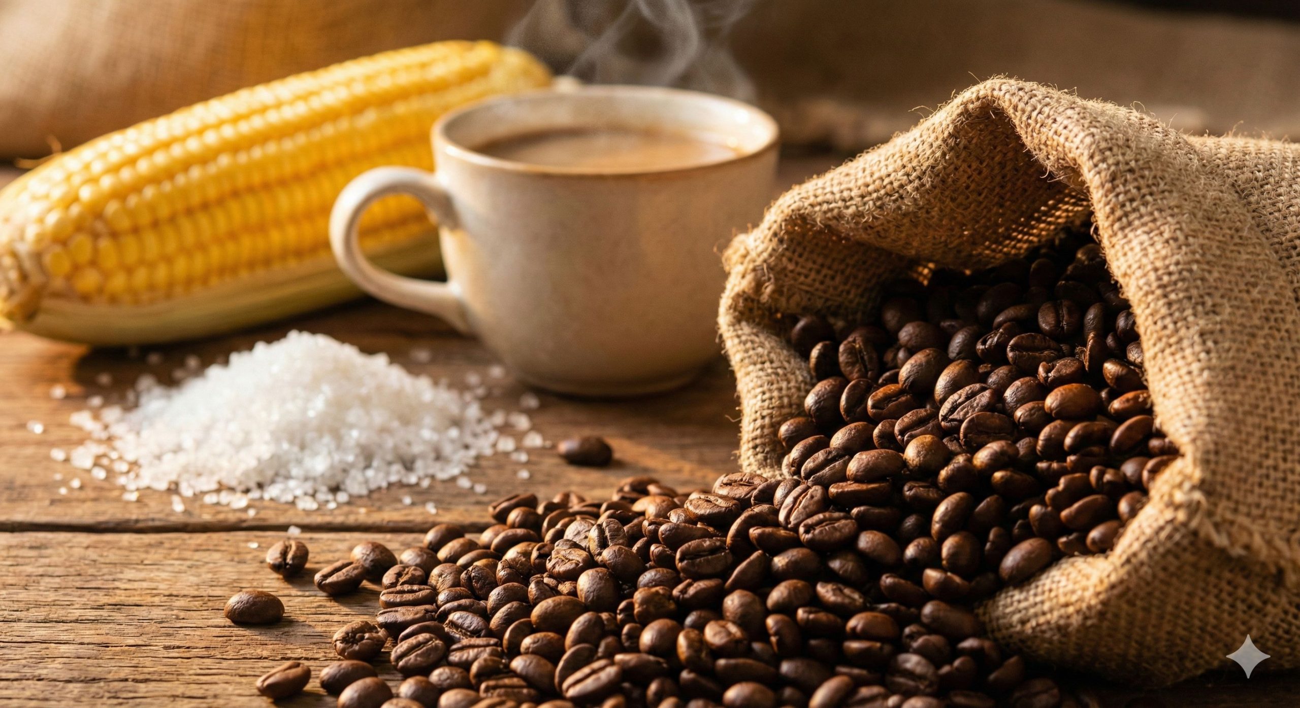 Preço do café arábica hoje: Alta em SP e cotações de milho e açúcar