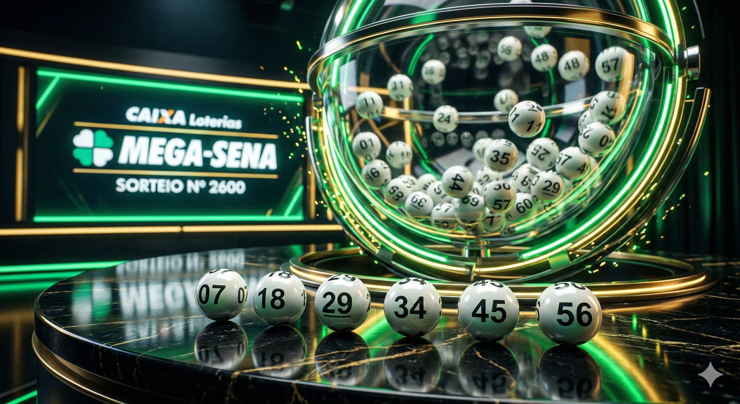 Mega-Sena 2977: Resultado e Números Sorteados Hoje (26/02)