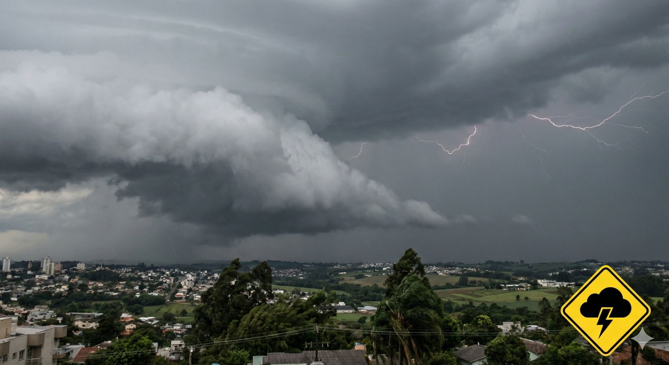 Alerta de Tempestade: Sul do Brasil tem Risco de Chuva Forte Hoje (14)