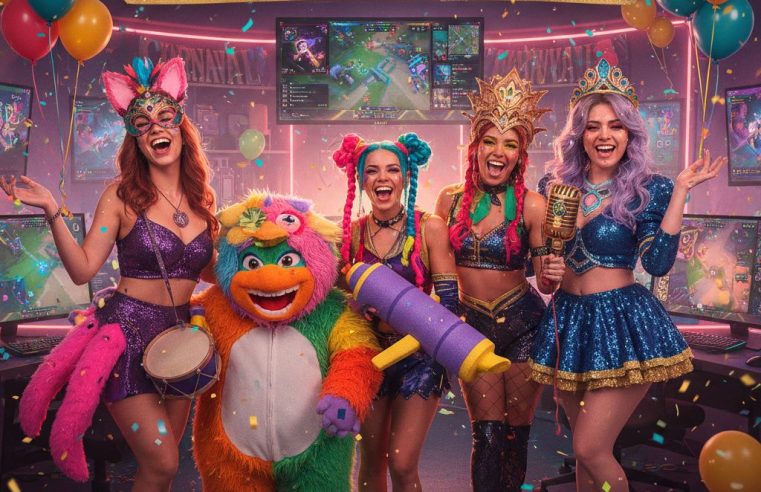 Carnaval no LoL 2026: Live de 8 Horas com Kengaz e Prêmios